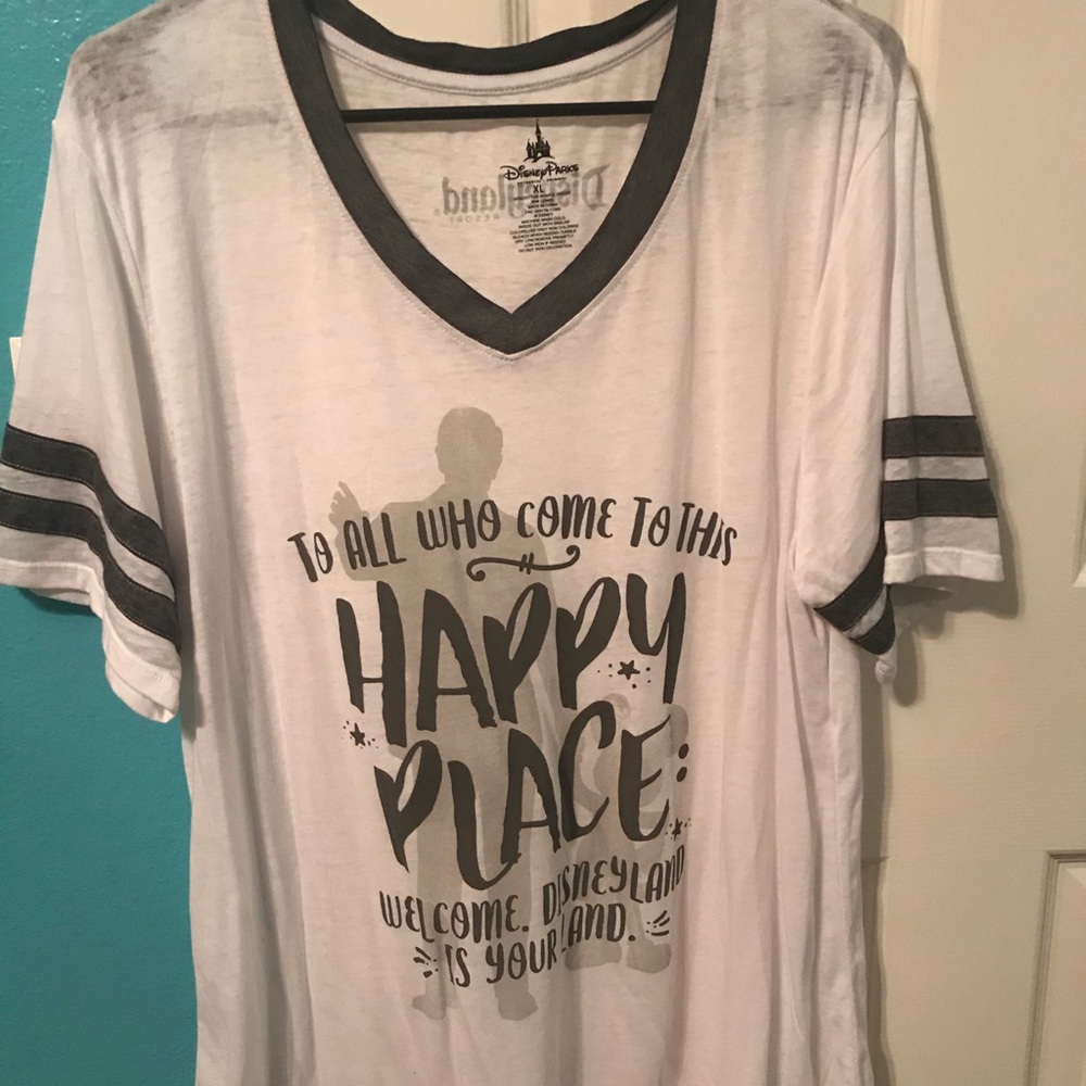 White Disneyland shirt